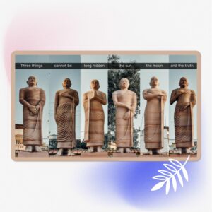 Buddha's Wisdom Sticker Bubble-free stickers