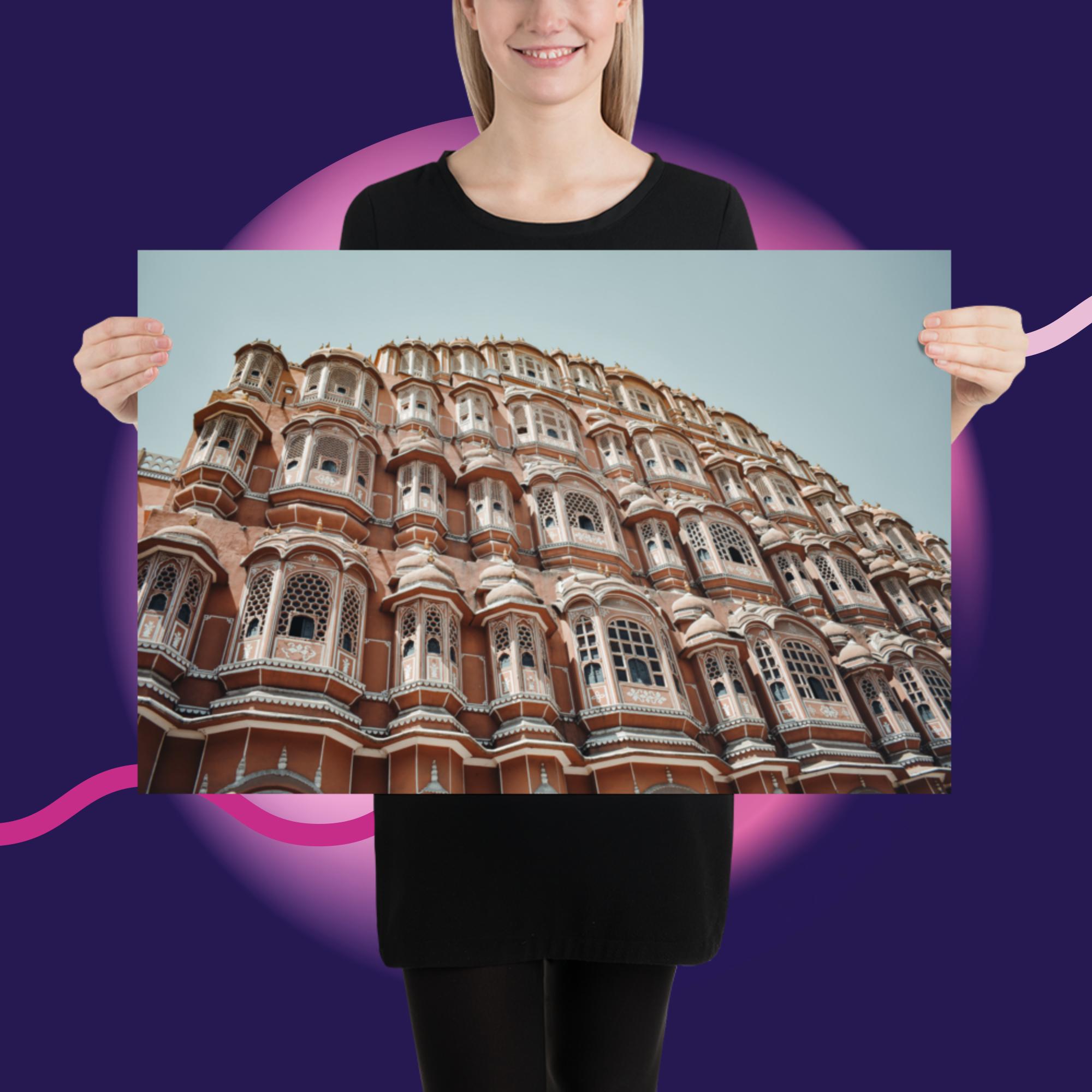 Hawa Mahal Photo paper poster