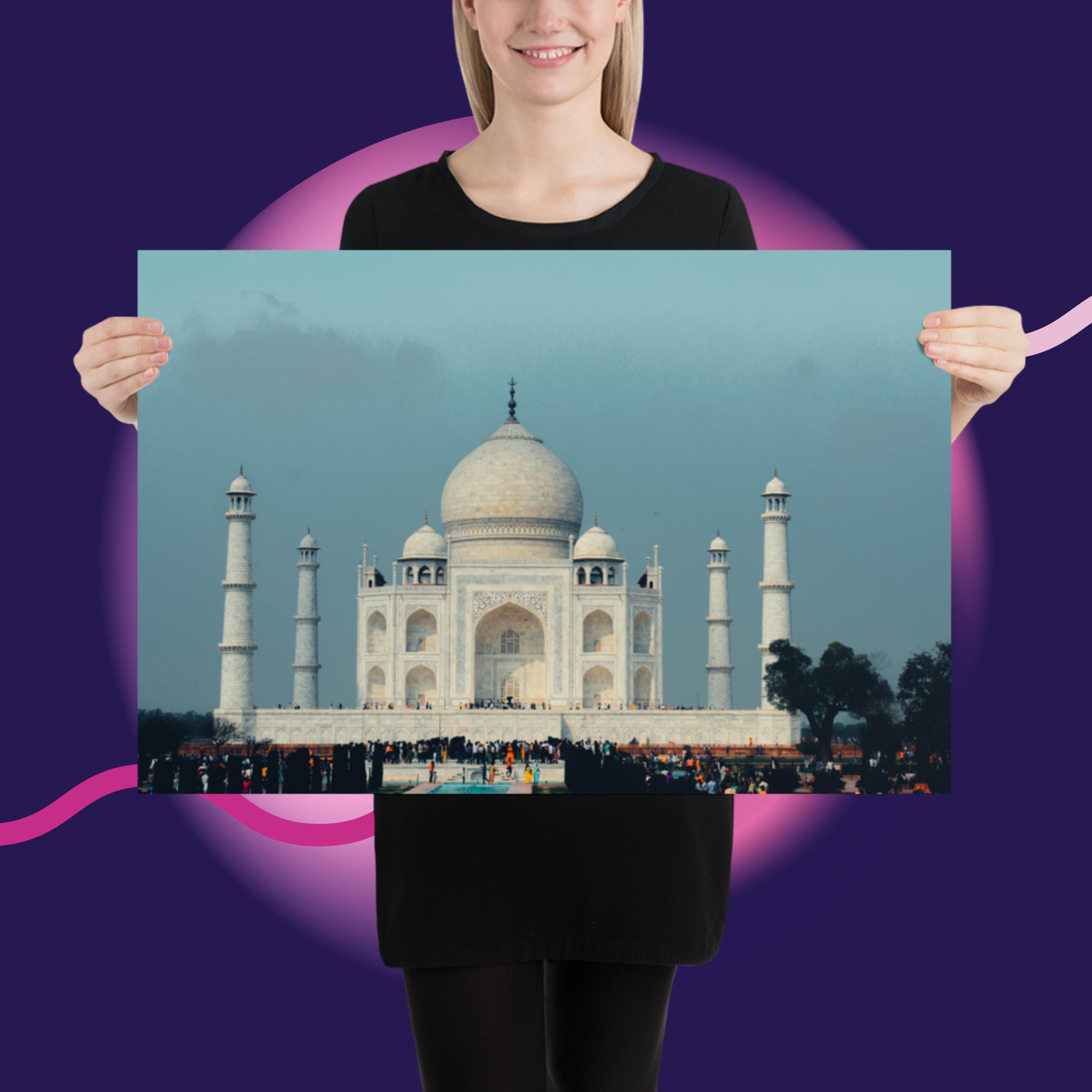 An Indian Architecture Photo paper poster