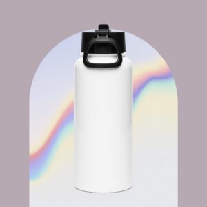 High on Life Stainless steel water bottle with a straw lid