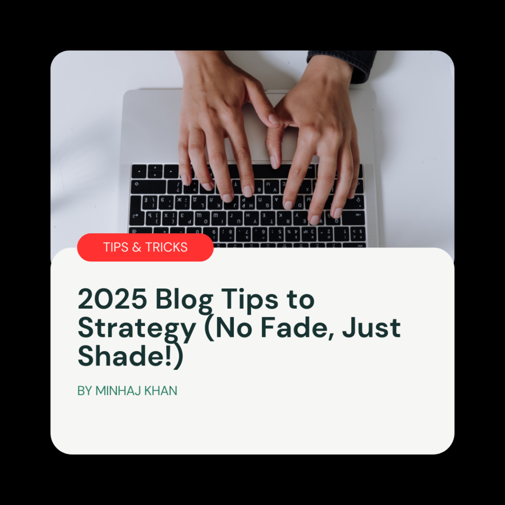 2025 blog tips